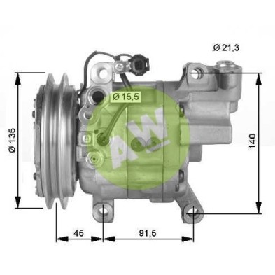 CL DKV11G A/D 1A 135MM 12V V-B