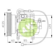 PA N13A1AN4MG A/D PV5 138MM ST22 12V V-B
