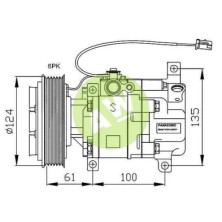 PA H12A1AG4DY A/D PV6 125MM 12V V-B