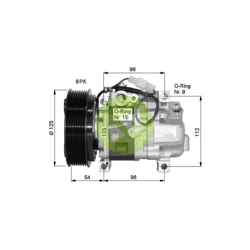PA GJ6F61K00 A/D PV8 125MM 12V V-B