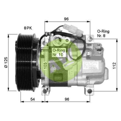 PA GJ6F61K00 A/D PV8 125MM 12V V-B