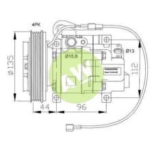 PA H12A0AA4DL A/D PV4 138MM 12V V-B