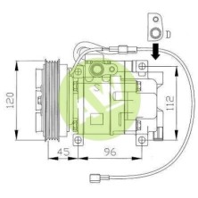 PA SA11A1AA4PN A/D PV4 125MM ST11 12V V-B