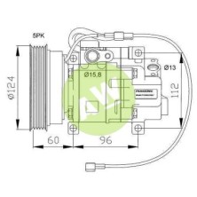 PA H12A0AX4QUGL A/D PV5 129MM 12V V-B