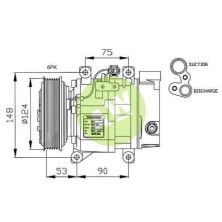 CL CSV613 A/D PV6 123MM 12V V-B