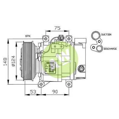 CL CSV613 A/D PV6 123MM 12V V-B