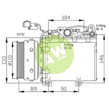 CL MSC105CVS A/D PV4+BLINDADO 110MM 12V V-B