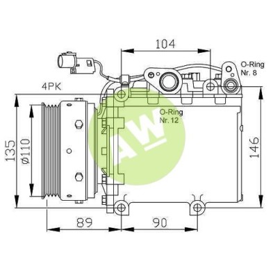CL MSC105CVS A/D PV4+BLINDADO 110MM 12V V-B