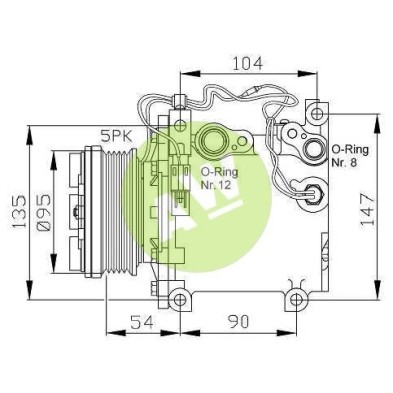 CL MSC90C A/D PV5 102MM 12V V-B