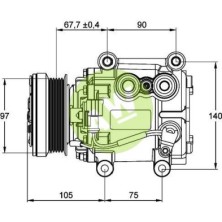 VI SCROLL-90V A/D PV6 97MM 12V H-B C/S