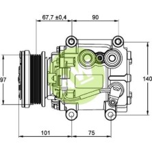 VI SCROLL-90V A/D PV6 97MM 12V H-B C/S
