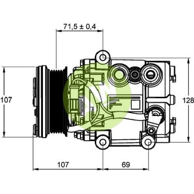 VI SCROLL-90 A/D PV6 97MM 12V H-B C/S
