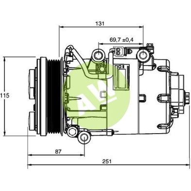 VI VS16 A/D PV6 115MM SD5 12V H-B