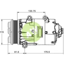 VI VS16 A/D PV6 115MM ST5 12V H-B