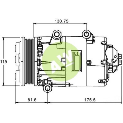 VI VS16 A/D PV6 115MM ST5 12V H-B