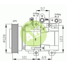 HCC HS18 A/D PV6 127MM ST17 12V V-B