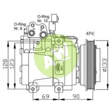 HCC HS15 A/D PV4 138MM ST18 12V V-B
