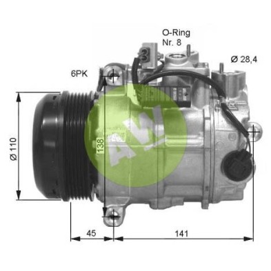 NP 6SBU16C A/D PV6 110MM 12V V-B