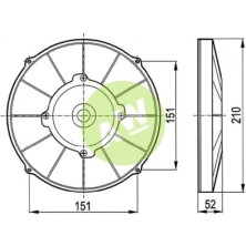 ELECTROVENTILADOR ASP 190MM 12V