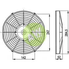 ELECTROVENTILADOR ASP 255MM 24V