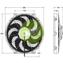 ELECTROVENTILADOR REV 350MM 12V