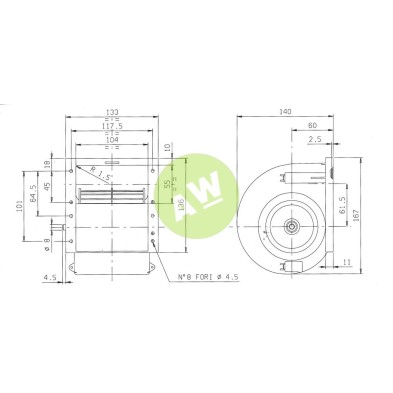 TURBINA SENCILLA 12V 3 VELOCIDADES