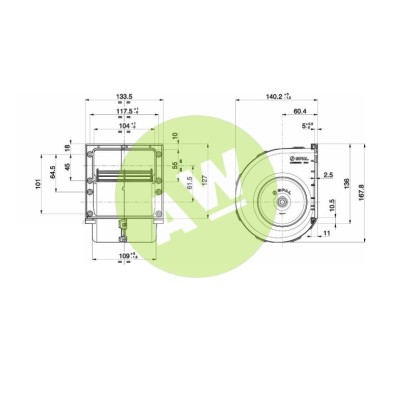 TURBINA SENCILLA 24V