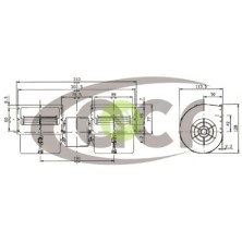 TURBINA SENCILLA 24V 3 VELOCIDADES