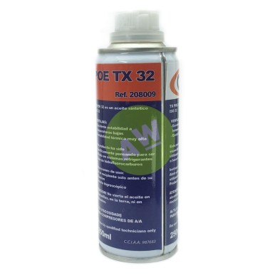 ACEITE POE ISO 32 (R-404A) 250ML