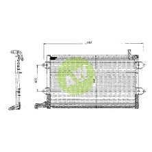 CONDENSADOR VW GOLF III/VENTO