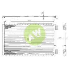 CONDENSADOR UNIVERSAL TRIPAC 470X280X16