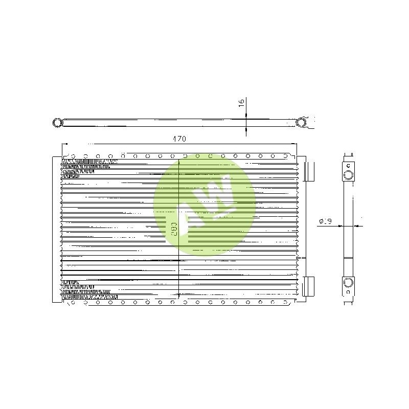 CONDENSADOR UNIVERSAL TRIPAC 470X280X16