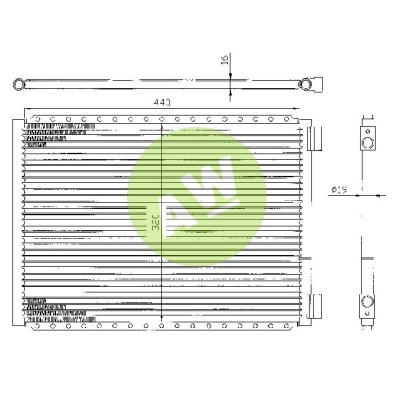 CONDENSADOR UNIVERSAL TRIPAC 440X320X16