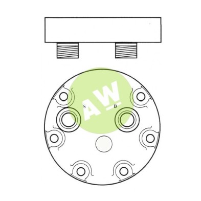 SD 7H15 A/D PV4 123MM SD10 12V H-R (MD)