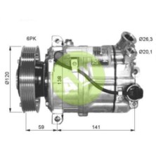 SD PXE16 A/D PV6 124MM 12V V-B (EQA-EQB)