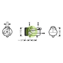 SS 10LV6 PV5 115MM ST5 12V V-B C/S