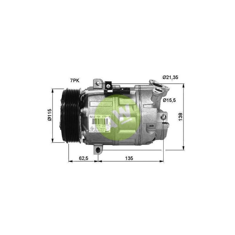 ZX DCS17IC A/D PV7 118MM 12V V-B