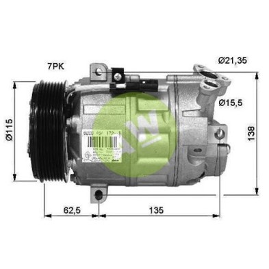 ZX DCS17IC A/D PV7 118MM 12V V-B