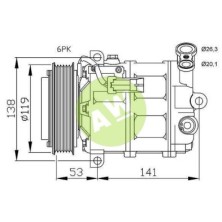ZX DCS17IC A/D PV6 120MM 12V V-B