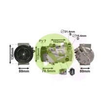 ZX DCS17EC A/D PV7 119MM 12V V-B