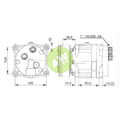 HR V5C 2A 132MM 12V H-R