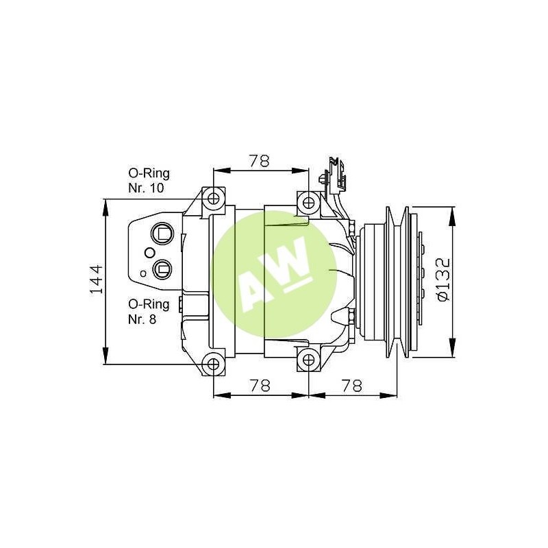 HR V5 A/D 1A 132MM 12V H-B