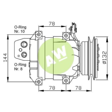 HR V5 A/D 1A 132MM 12V H-B