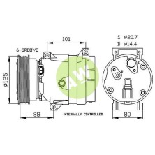 HR V5 A/D PV6 130MM ST16 12V H-B