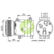 HR V5 A/D PV6 130MM ST16 12V H-B