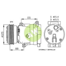 HR V5 A/D PV6 130MM ST16 12V H-B