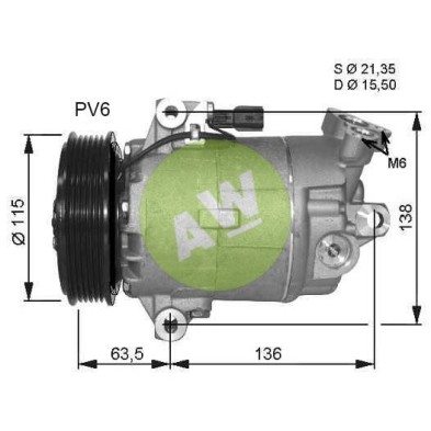 HR CVC A/D PV6 120MM ST5 12V V-B