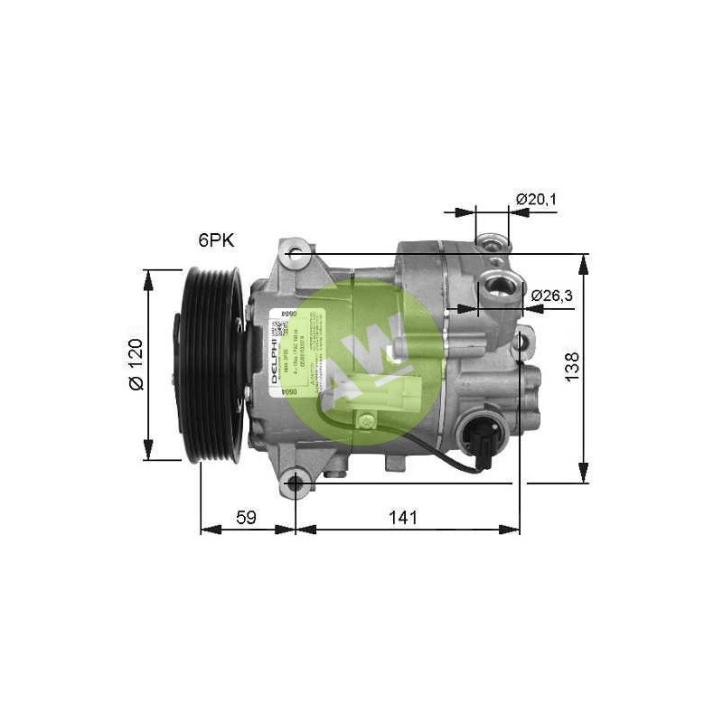 HR CVC A/D PV6 120MM 12V V-B