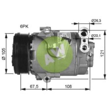 HR CVC A/D PV6 109MM 12V V-B T.P. 90