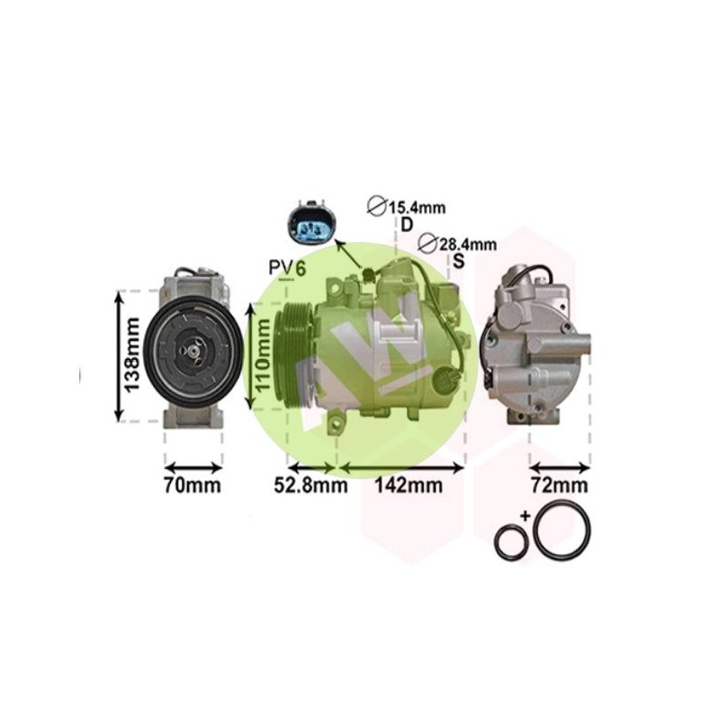 NP 6SEU14C A/D PV6 110MM 12V V-B VAL.ELECT. (64526980044)